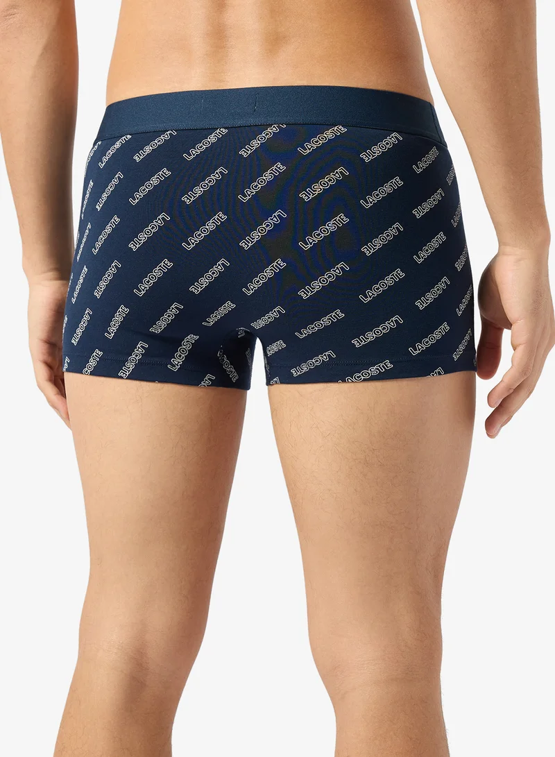 LACOSTE  3-Pack Core Graphic Trunks for Men | Best Price UAE